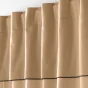 Rideau à passants cache-volants en coton – 140 x 240 cm – Mistraline Beige 
