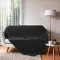 PLAI Plaid 180 x 220 cm en flanelle relief uni – Modèle ARYA – Coloris Noir 
