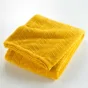  Plaid 180 x 220 cm en flanelle relief uni – Modèle ARYA – Coloris Jaune