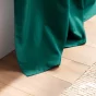 Rideau À Œillets 140 x 260 cm Polyester Uni Essentiel - Vert émeraude