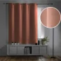  Rideau occultant à œillets 135 x 180 cm – Uni Blush – Petite hauteur –