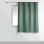 Rideau à œillets petite hauteur 140 x 180 cm – polyester uni essentiel – Cèdre
