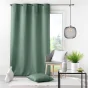  Rideau À Œillets 140 x 260 cm Polyester Uni Essentiel – Cèdre