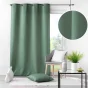  Rideau À Œillets 140 x 260 cm Polyester Uni Essentiel – Cèdre