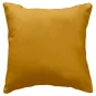 Coussin Déhoussable Compressé 60 x 60 cm – Polyester Uni Essentiel Ocre