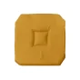 GALETTE 4 RABATS 40 x 40 x 3 CM POLYESTER UNI ESSENTIEL OCRE