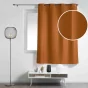 Rideau à œillets petite hauteur 140 x 180 cm – polyester uni essentiel – Camel