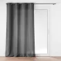 Rideau à œillets 140 x 260 cm – Polyester uni Soline – Béton