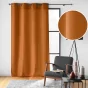 Rideau à œillets 140 x 260 cm – Uni Soline Camel