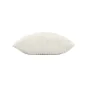 Coussin Déco 45x45 cm – Flanelle Relief Unie – Déhoussable – Beige Naturel