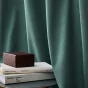 Rideau thermique  à œillets 140 x 260 cm – Velours côtelé doublé polaire – Madison Sauge