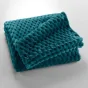 Plaid 125 x 150 cm – Flanelle Relief Unie Mini Frosty Bleu