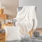 Coussin Déhoussable 45 x 45 cm – Imitation Fourrure / Velours Frosty