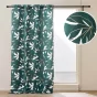  Rideau À Œillets 140 x 260 cm Polyester Imprimé Métallisé – Elsa vert