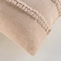 Coussin Déhoussable Compressé 45x45 cm – Fantaisie Hilary – Coton/Polyester Naturel