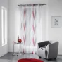 Panneau a oeillets 140 x 240 cm voile imprime transfert ondulys Rouge