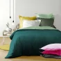 Taie de traversin 85 x 185 cm uni 57 fils lina  + point bourdon Myrtille