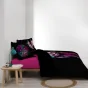 Housse de couette 260 x 240 cm + 2 taies – Coton 42 fils – Imprimé placé Porte Bonheur