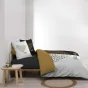 Parure de lit 240 x 220 cm coton imprimé Miu