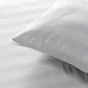 Parure de Lit 240 x 220 cm + 2 Taies – Microfibre Unie CLÉO Blanc