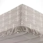 Drap-Housse 90 x 190 cm – Coton 57 Fils – Bonnet 30 cm – Naturel Motif Géométrique