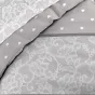 Parure de lit 6 pièces LOVA – 240 x 220 cm – 100% coton – 42 fils/cm²