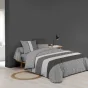 Parure de lit 6 pièces MEIKO – 240 x 220 cm – 100% coton – 42 fils/cm²