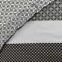 Parure de lit 6 pièces MEIKO – 240 x 220 cm – 100% coton – 42 fils/cm²