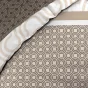 Parure de lit 6 pièces PACHA – 260 x 240 cm – 100% coton – 42 fils/cm²