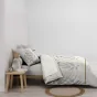  Parure de lit 6 pièces RAONI – 260 x 240 cm – 100% coton – 42 fils/cm²