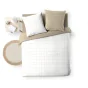 Housse de couette réversible 200 x 200 cm + 2 taies -  CADRIA – 100% coton 57 fils