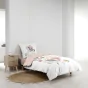 Housse de couette enfant réversible 140 x 200 cm – Imprimé Lilibelle – 42 fils