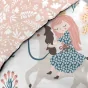 Housse de couette enfant réversible 140 x 200 cm – Imprimé Lilibelle – 42 fils