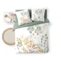 Pack Parure de lit 3 pièces 240x220 cm – Coton 42 fils – LOLITA + Drap Housse 140x190 cm Jaune