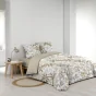 Parure de lit 3 pièces – 240 x 220 cm – 100% coton – 42 fils Voltine Miel