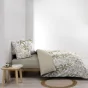 Parure de lit 3 pièces – 240 x 220 cm – 100% coton – 42 fils Voltine Miel
