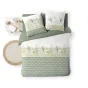 Parure de lit 3 pièces – 240 x 220 cm – 100% coton – 42 fils Poetine