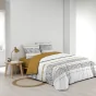 Parure de lit 3 pièces – 240 x 220 cm – 100% coton – 42 fils Chicago 