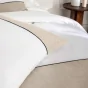 Parure de lit 260 x 240 cm – Coton 57 fils & coton tissé GABRIELLE