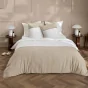 Parure de lit 260 x 240 cm – Coton 57 fils & coton tissé GABRIELLE