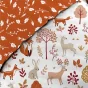 Housse de Couette Enfant 140 x 200 cm + 1 Taie – ROXY – 42 fils – Réversible avec Taie Tête de Renard