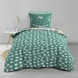  Housse de couette enfant réversible 140 x 200 cm – 100 % coton 42 fils – DINA 