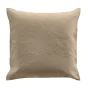 Couvre-lit 2 personnes avec 2 housses de coussin – 240 × 260 cm – Microfibre Romane Lin