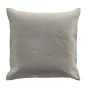 Couvre-lit 2 personnes avec 2 housses de coussin – 240 × 260 cm – Microfibre Romane Gris