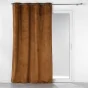 Rideau tamisant à oeillets 140 x 260 cm velours côtelé Casual Camel