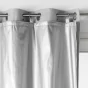 Rideau occultant/thermique/phonique doublure amovible 130 x 230 cm Coverline Gris