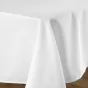 Nappe de Table XXL 140 x 300 cm – Polyester Uni – Teinte Blanc Intemporel