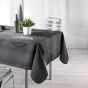 Nappe antitache rectangle 150 x 240 cm polyester imprimé – Kosmo Anthracite