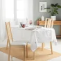 Nappe antitache rectangle 150 x 240 cm polyester imprimé –Constellation Blanc