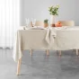  Nappe rectangle 140 x 240 cm – Microfibre unie lavée – Finition ourlet – SUZY Naturel